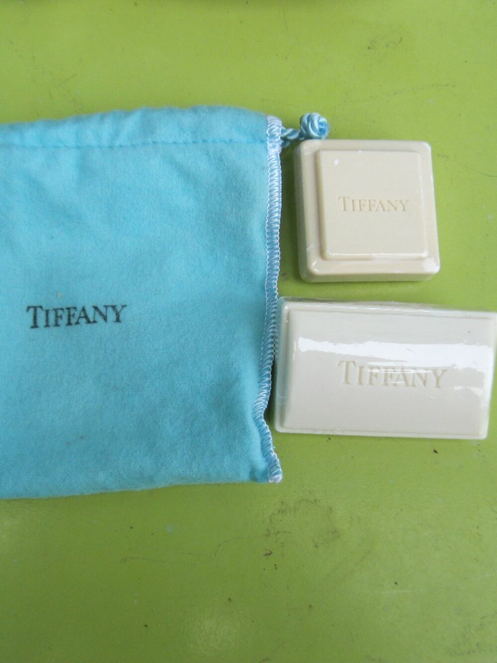 Tiffany Body Bar Soap Lot Of 2 With Bag